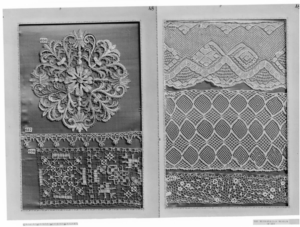 Fragment, Bobbin lace, Italian