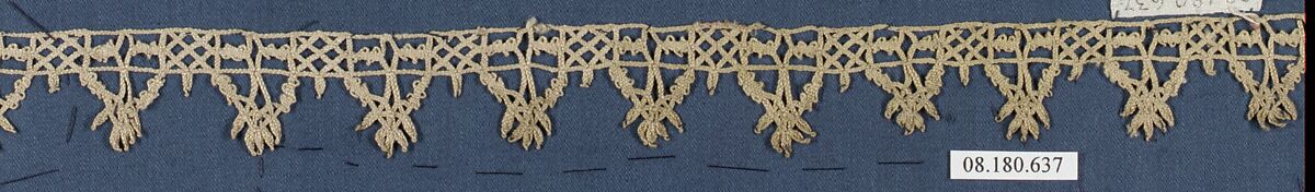 Fragment, Bobbin lace, Italian