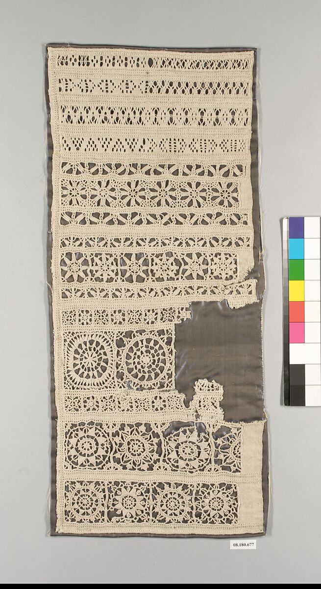 Fragment, Needle lace, Italian