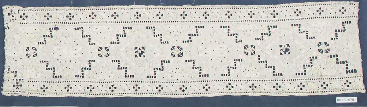 Band, Cutwork, Italian