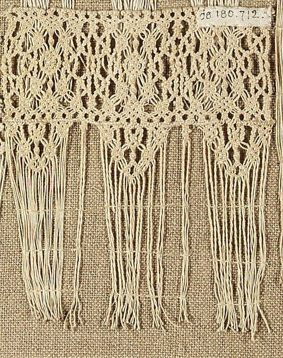 Fragment, Macrame, Italian 