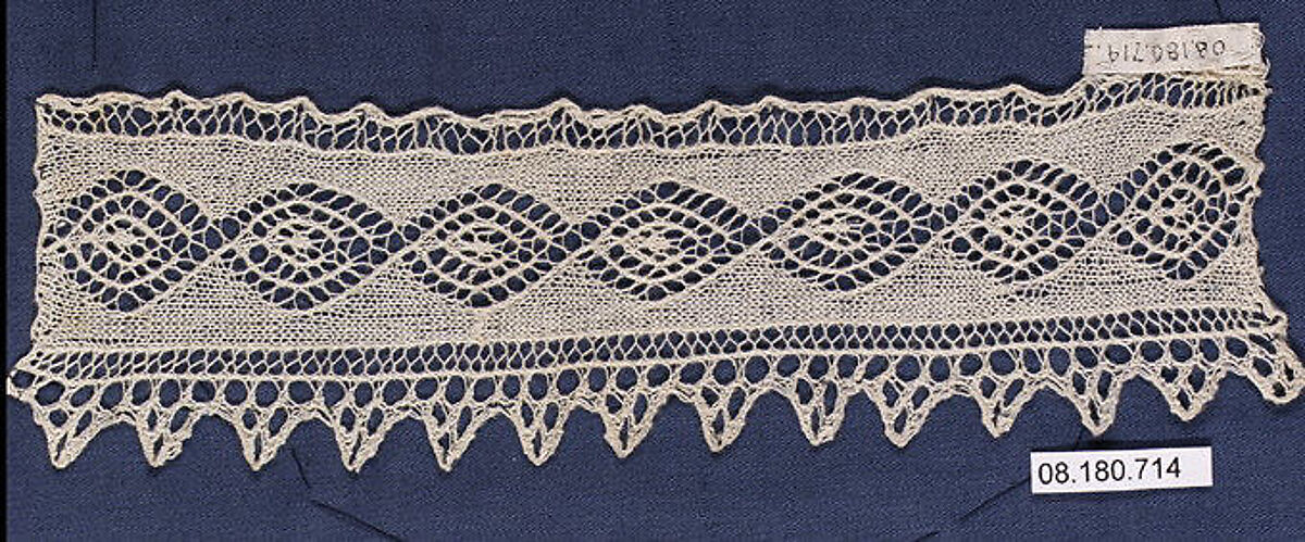 Border, Knitted lace, Italian 