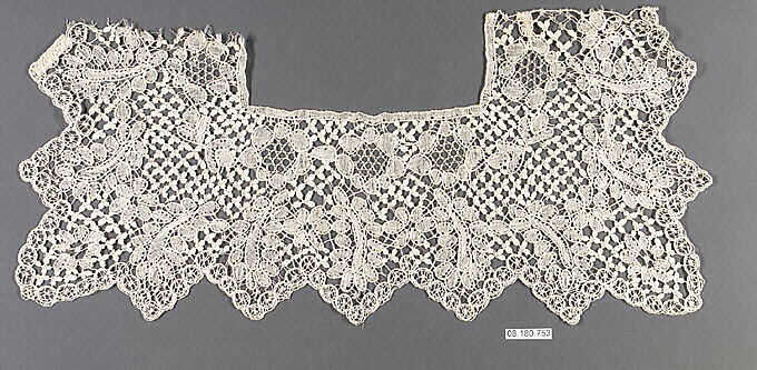 Handkerchief border, Bobbin lace, Russian, Balakhna 