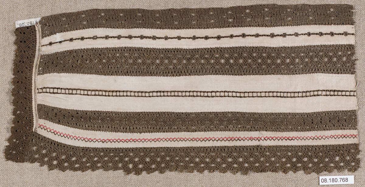 Fragment, Bobbin lace, Russian