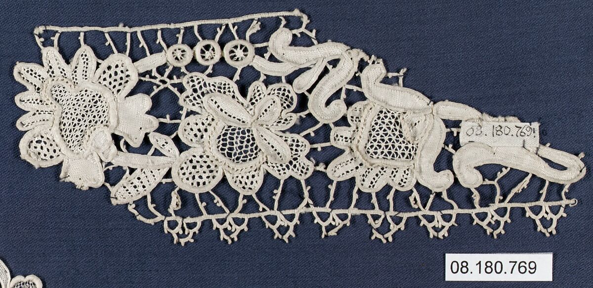 Fragment, Needle lace, Spanish