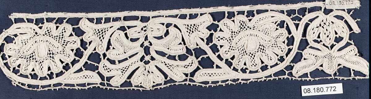 Fragment, Needle lace, Spanish