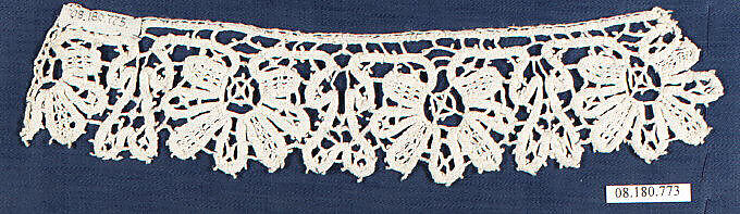 Fragment, Needle lace, Spanish 