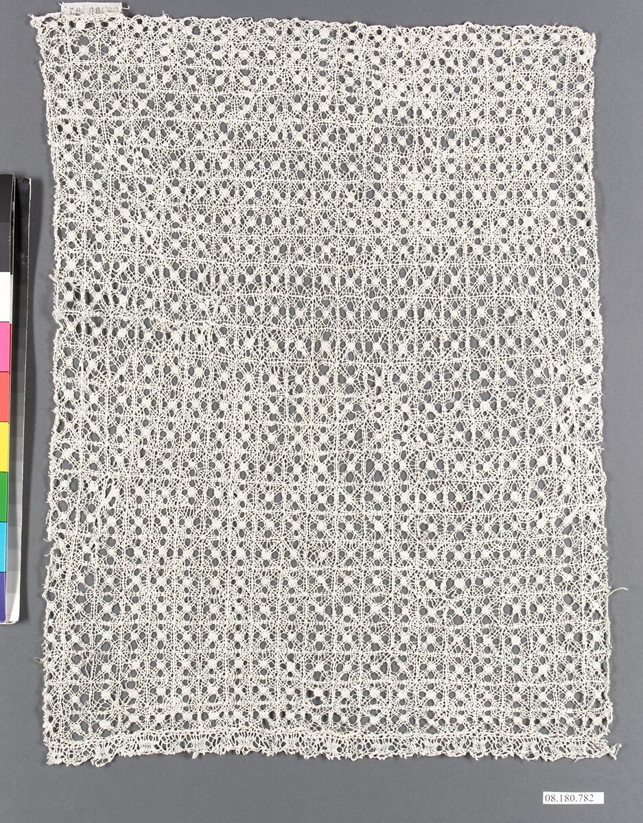 Fragment, Embroidered net, Spanish