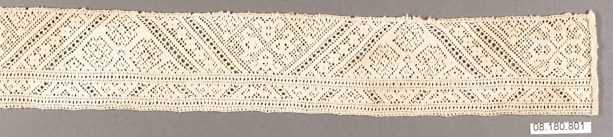 Fragment, Bobbin lace, Swedish 