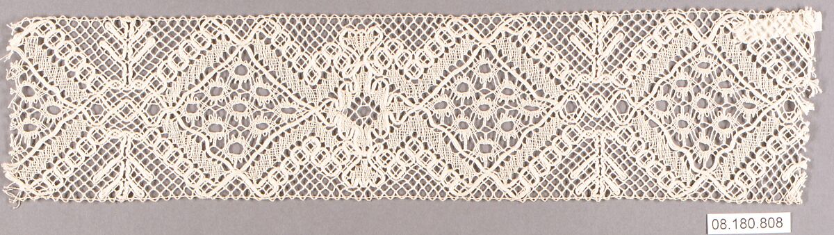 Fragment, Bobbin lace, Swedish 