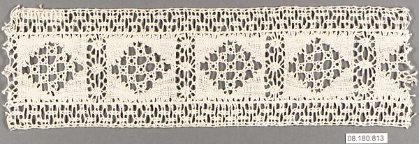 Insertion, Bobbin lace, Swedish, Dalarna 