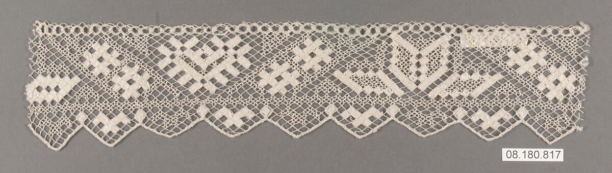 Fragment, Embroidered net, Swedish