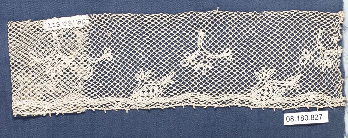 Fragment, Embroidered net, Swiss