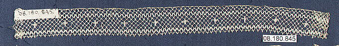 Piece, Bobbin lace, Austrian, Vienna 