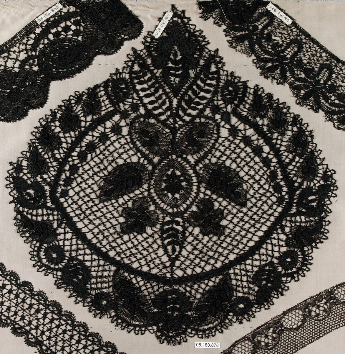 Cap, Bobbin lace, German, Saxony