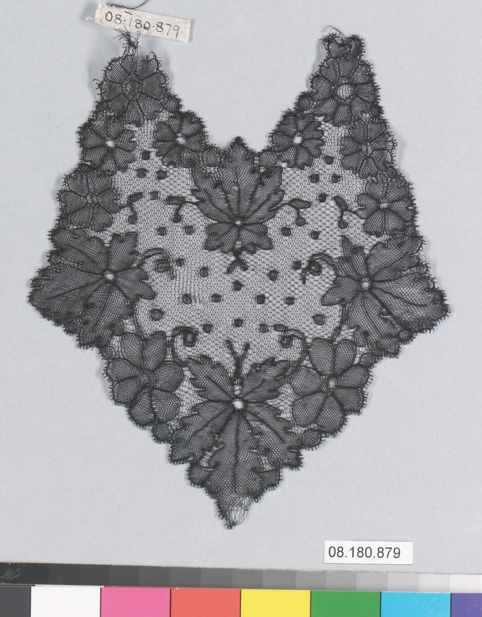 Tie, Bobbin lace, French, Chantilly