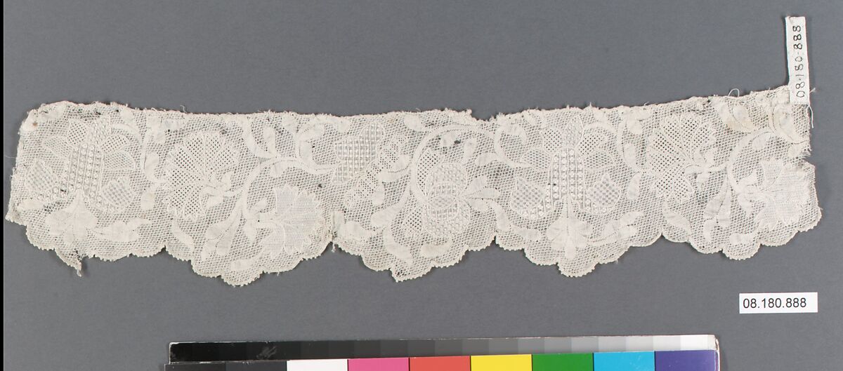 Fragment, Drawnwork, German, Saxony