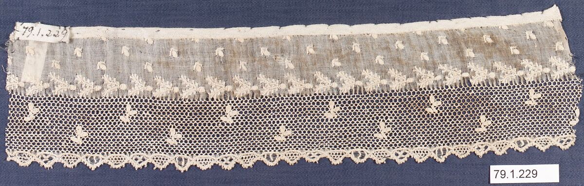 Fragment, Drawnwork, German, Saxony