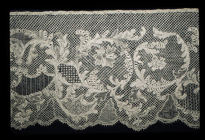 Border, Drawnwork, Danish or French