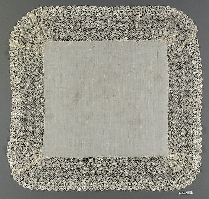 Handkerchief, Bobbin lace, Scottish, Hamilton 