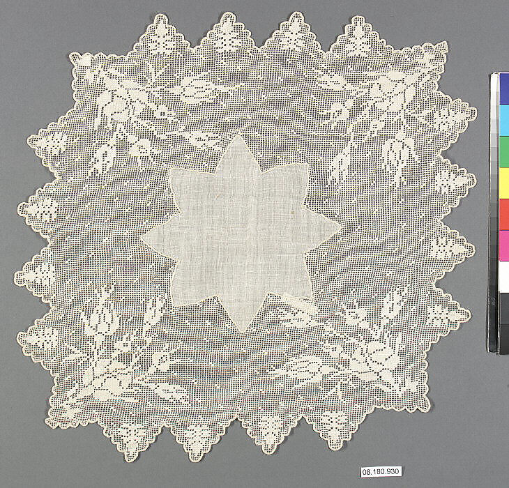 Handkerchief, Drawnwork, Cuban 