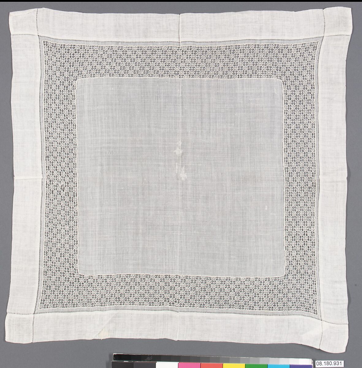Handkerchief, Drawnwork, Barbadian