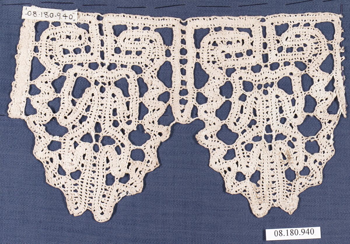 Fragment, Bobbin lace, Spanish
