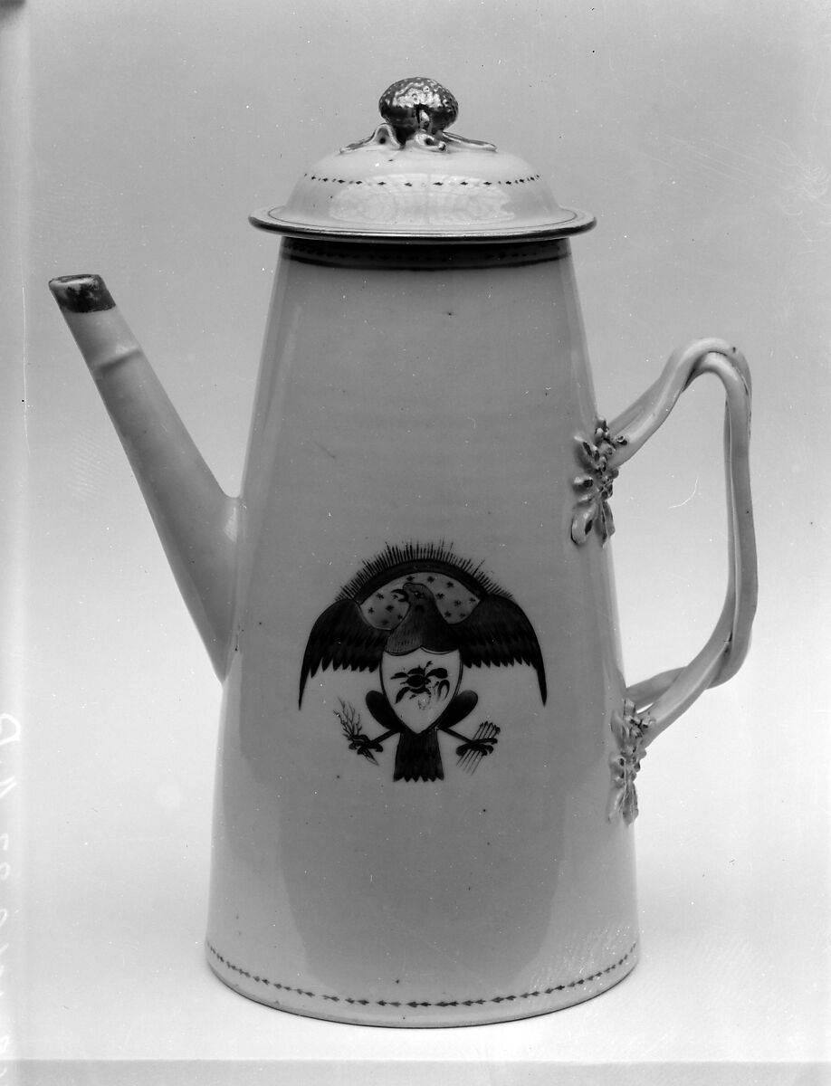 Coffeepot, Porcelain, Chinese 