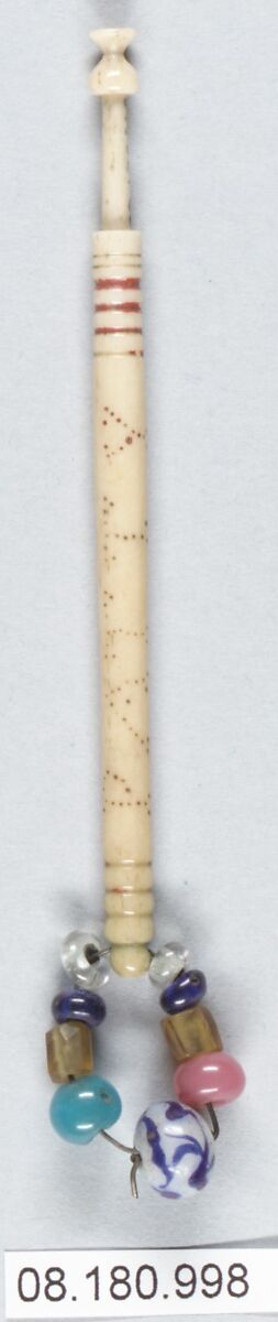 Bobbin, Bone and beads, British, East Midlands