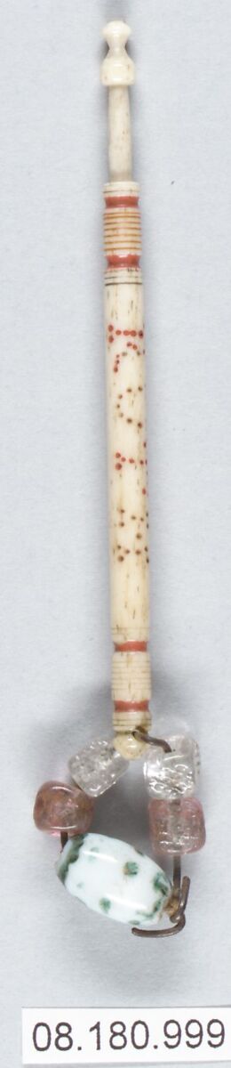 Bobbin, Bone and beads, British, East Midlands