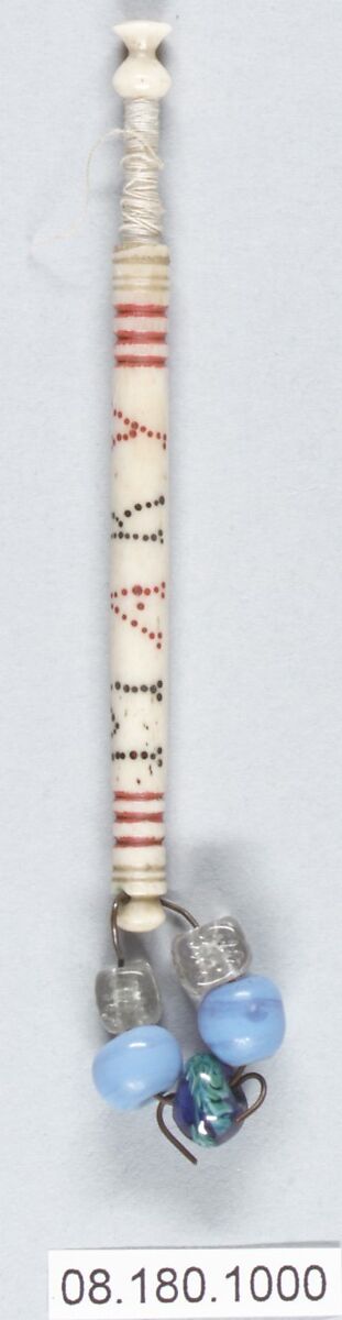 Bobbin, Bone and beads, British, East Midlands 