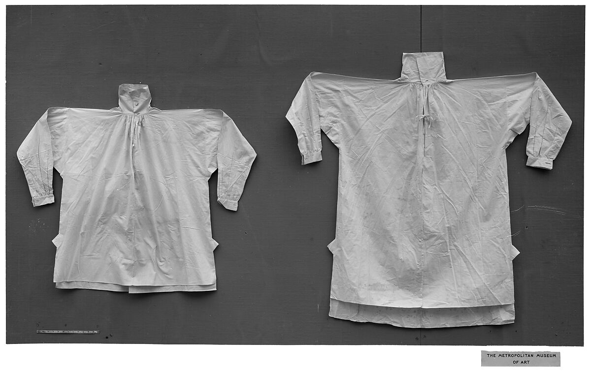 Shirt, Unbleached linen, British 