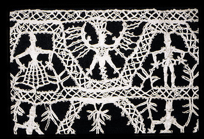 Fragment, Bobbin lace, Italian