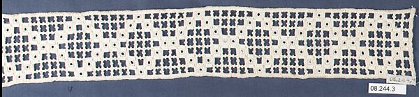 Fragment, Cutwork, Norwegian, Hardanger