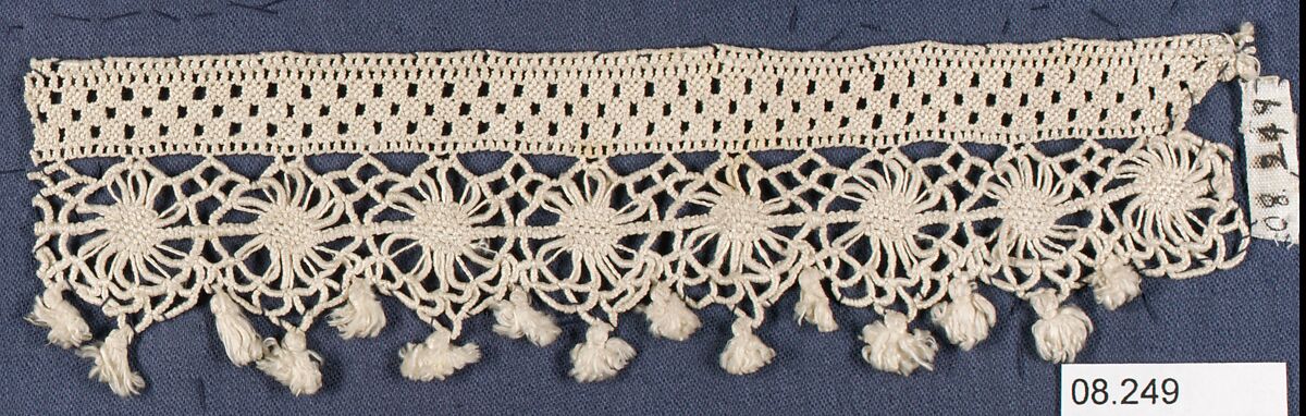Fragment, Needle lace, punto avorio, punto di Ragusa, Italian