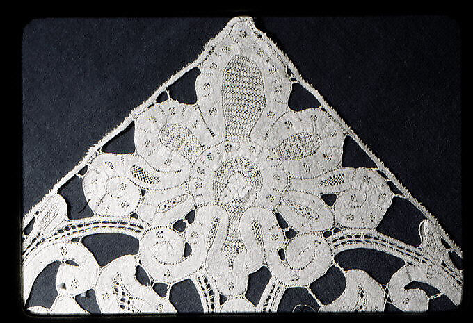 Border, Bobbin lace, Milanese lace, Italian, Milan