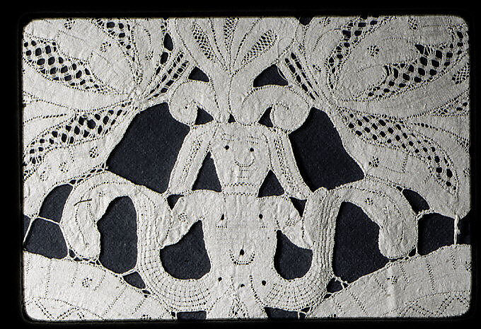 Border, Bobbin lace, Milanese lace, Italian, Milan