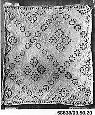 Square, Cutwork, Cypriot 