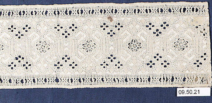 Strip, Cutwork, drawnwork, Cypriot 