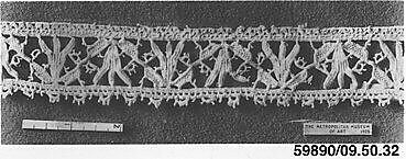 Strip, Needle lace, punto in aria, Italian