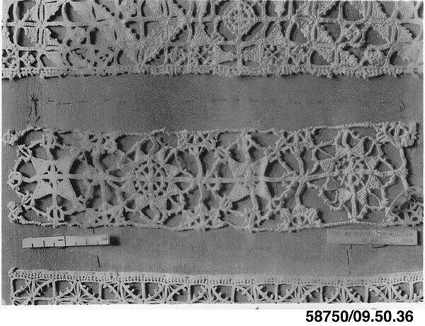 Strip, Needle lace, Italian 