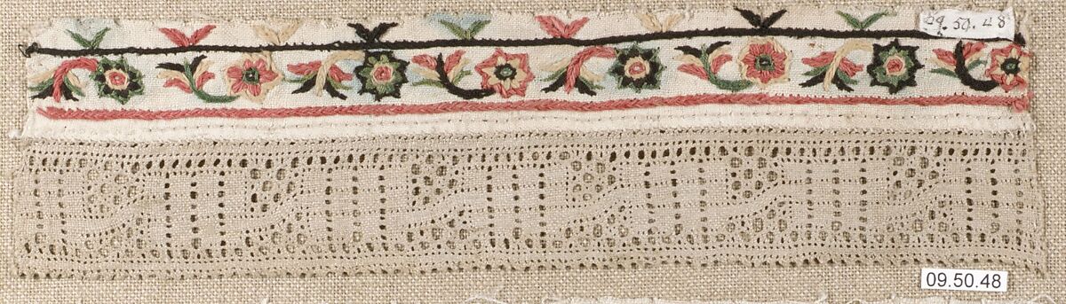Strip, Bobbin lace, German