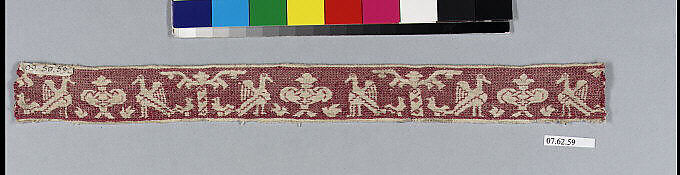 Band, Silk on linen, Italian or Greek 