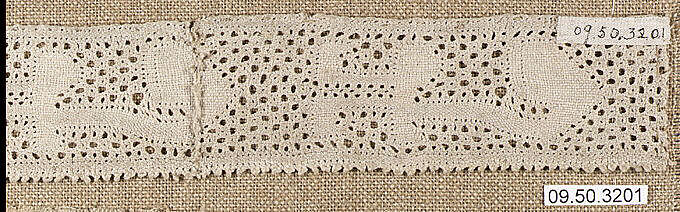 Strip, Bobbin lace, German