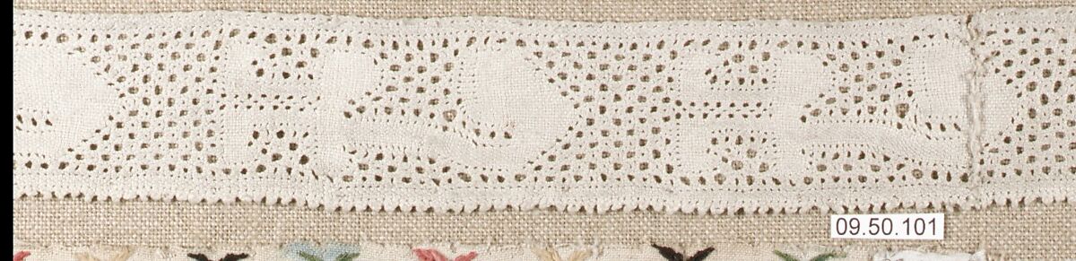 Strip, Bobbin lace, German