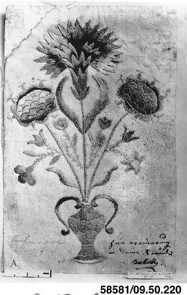 Pattern, Silk on paper, German