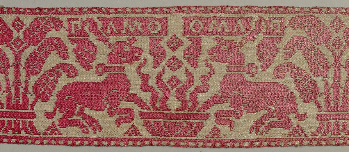 Band, Silk and cotton, Italian