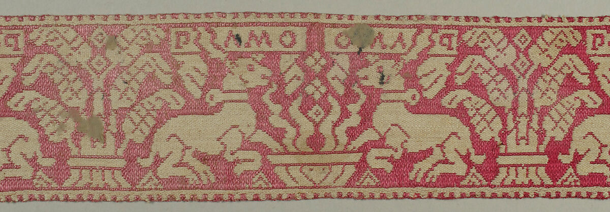 Band, Silk and cotton, Italian