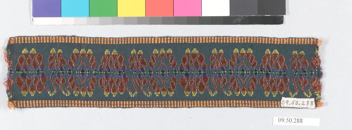 Ribbon, Cotton and silk, German 