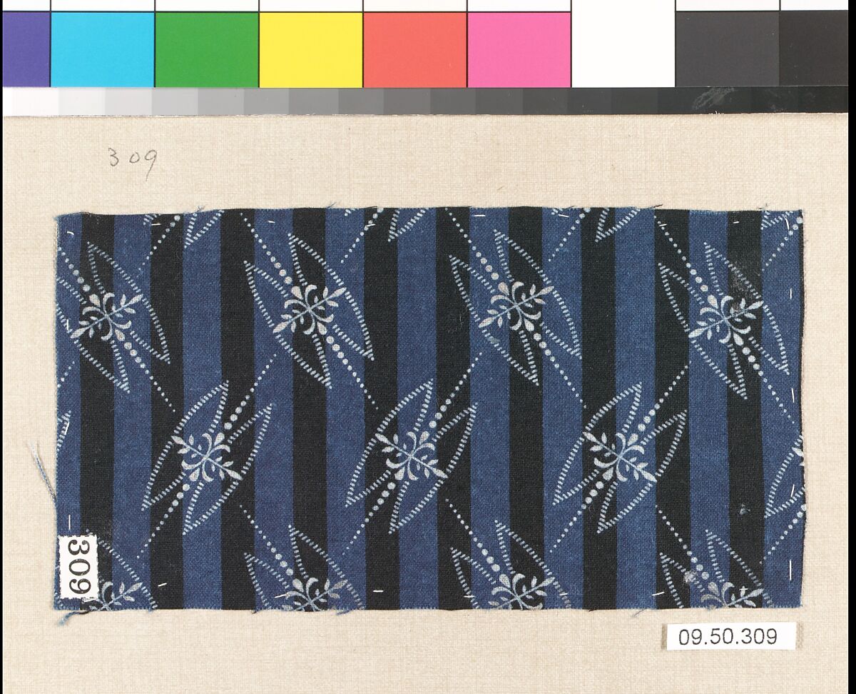 Piece (one of 116), Cotton, German